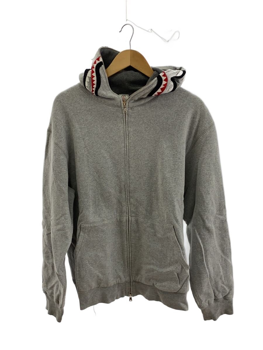 【中古】A BATHING APE◆ジップパーカー/L/コットン/GRY【メンズウェア】｜2ｎｄ STREET 店