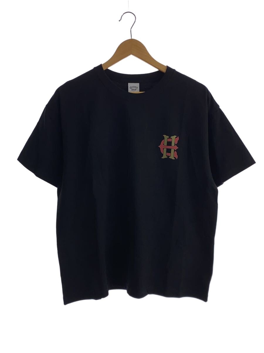 【中古】Evisen skateboards◆HUFUJI LS Tee/プルオーバー/M/綿織物/BLK【メンズウェア】