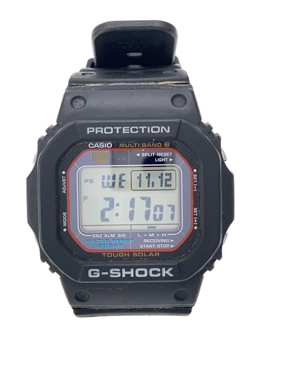 【中古】CASIO◆石英ウオッチ/デジタル/天然ゴム/BLK/BLK/GW-M5610U【服飾雑貨他】
