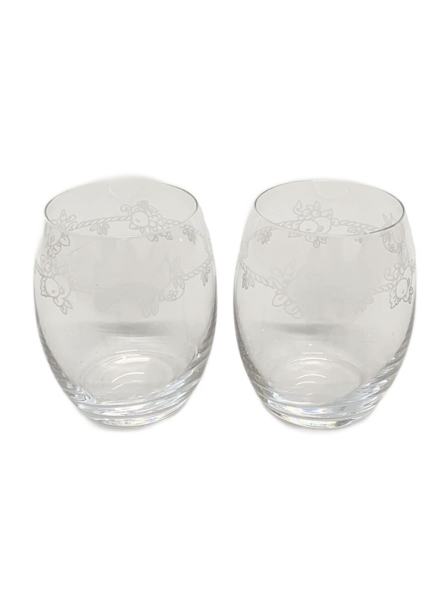 【中古】WEDGWOOD◆ペアグラス/2点セット/CLR/フェスティビティ クリスタル タンブラー【キッチン用品】