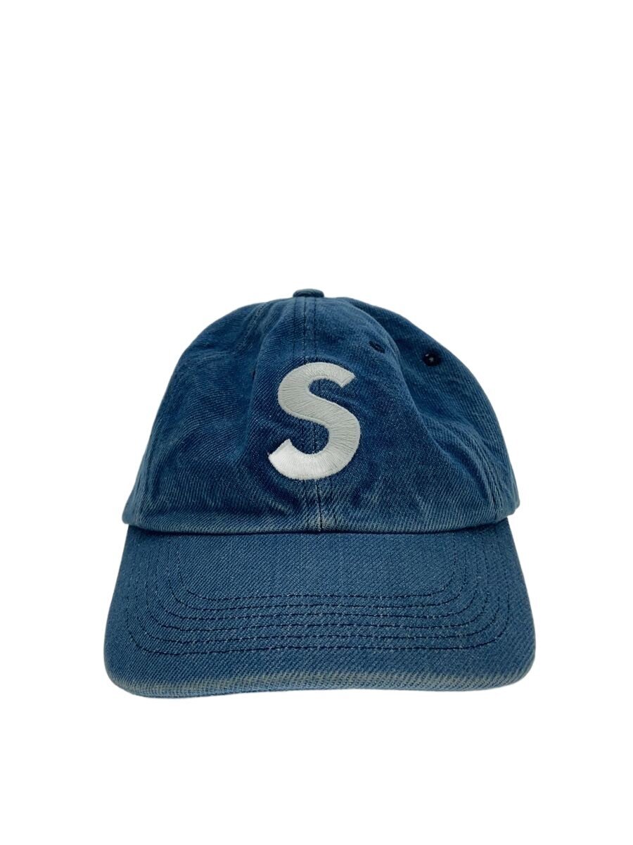 【中古】Supreme◆24FW/Pigment S logo 6-Panel/旗がしら/ジーンズ/メンズ//【服飾雑貨他】