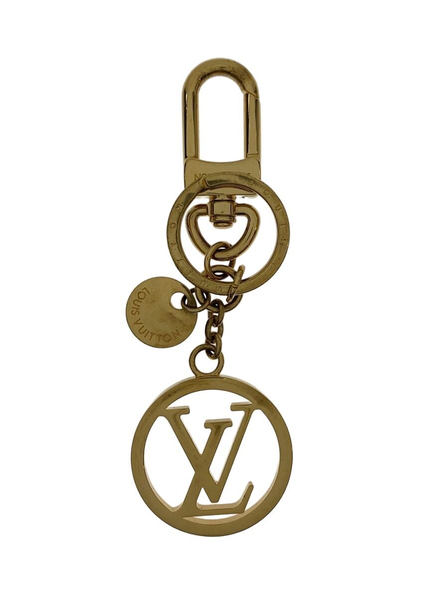 【中古】LOUIS VUITTON◆バッグチャーム・LVサークル/--/GLD/無地/レディース/ゴールド/金【服飾雑貨他】｜2ｎｄ STREET 店
