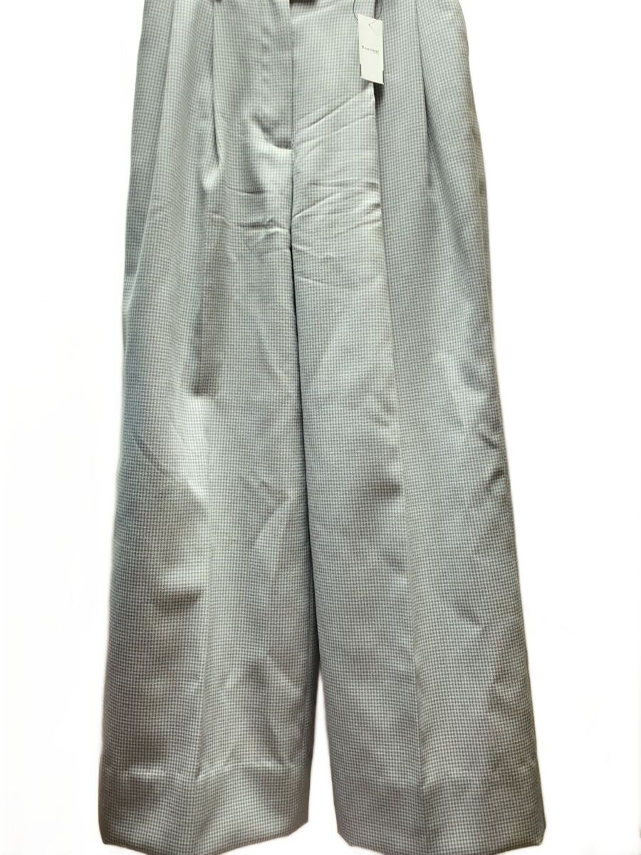 【中古】HARUNOBUMURATA◆23aw/ワイドパンツ/38/ウール/GRY/チェック/hm23w811【レディースウェア】｜2ｎｄ STREET 店