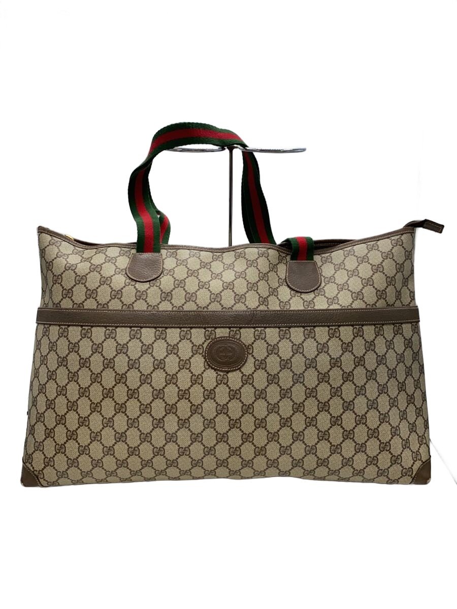 【中古】GUCCI◆トートバッグ/レザー/BEG/モノグラム【バッグ】|2nd STREET 店