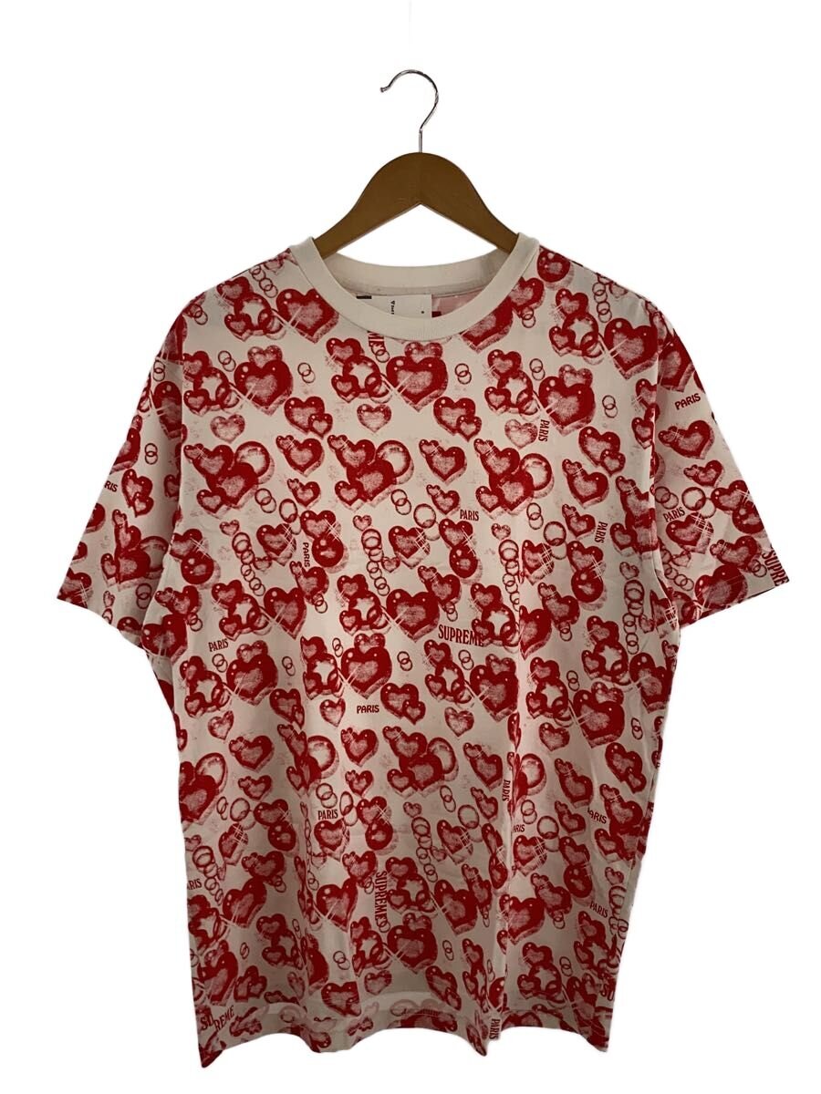 【中古】Supreme◆プルオーバー/M/綿織物/RED/総柄【メンズウェア】