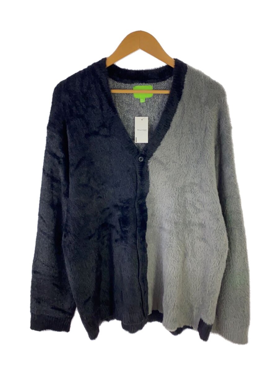 【中古】HUF◆ジレー(薄っぺら)/XL/ナイロン/BLK/無地/KN00391【メンズウェア】