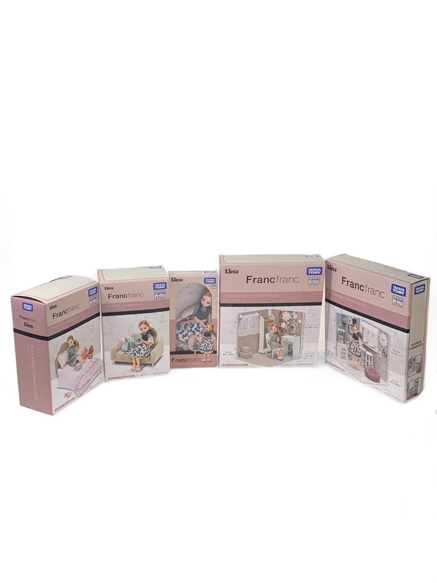 【中古】Franc franc◆女の子/リカちゃんxfrancfranc 5点まとめ【ホビー】