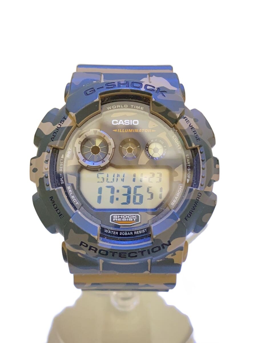 【中古】CASIO◆石英ウオッチ・G-SHOCK/デジタル/天然ゴム/KHK/KHK/可塑性物質【服飾雑貨他】