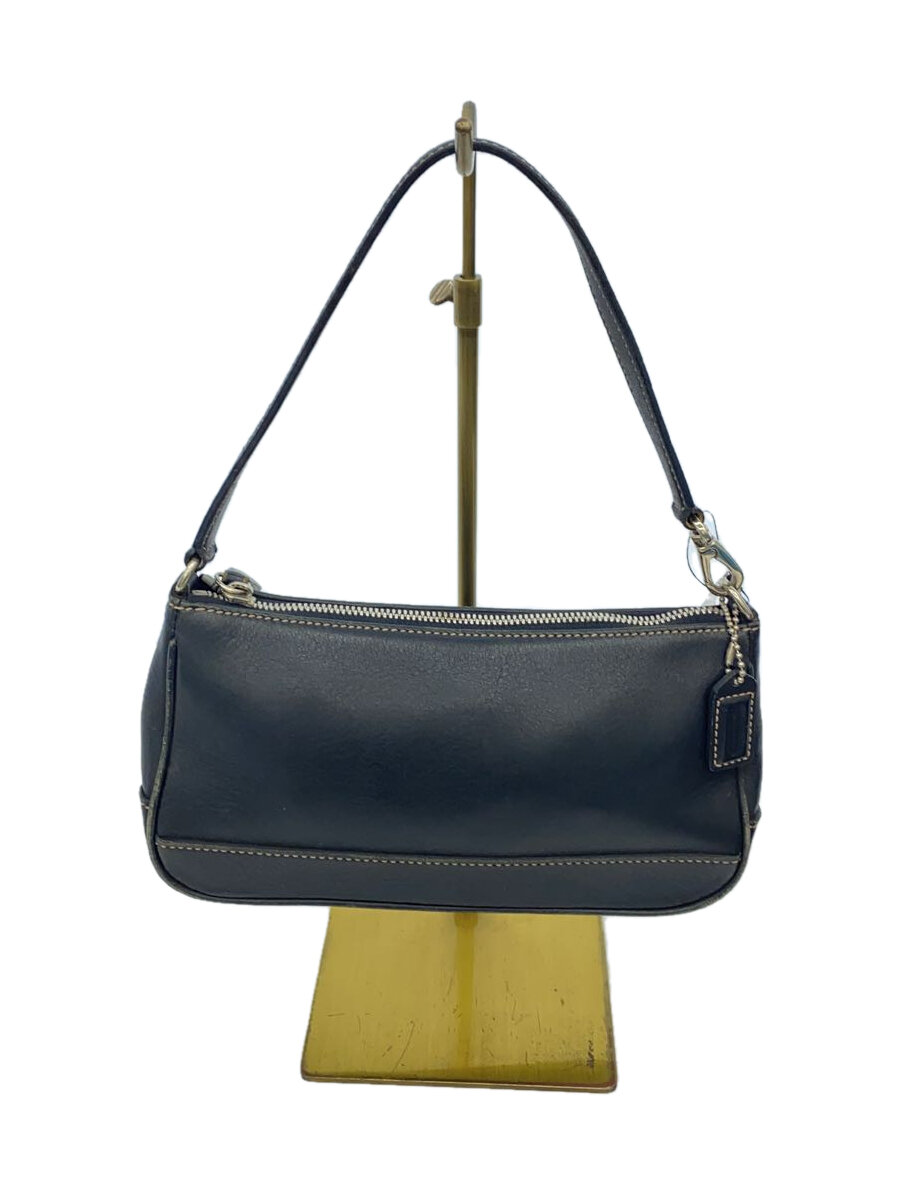 【中古】COACH◆ショルダーバッグ/人絹/BLK/7785【御徒面子】