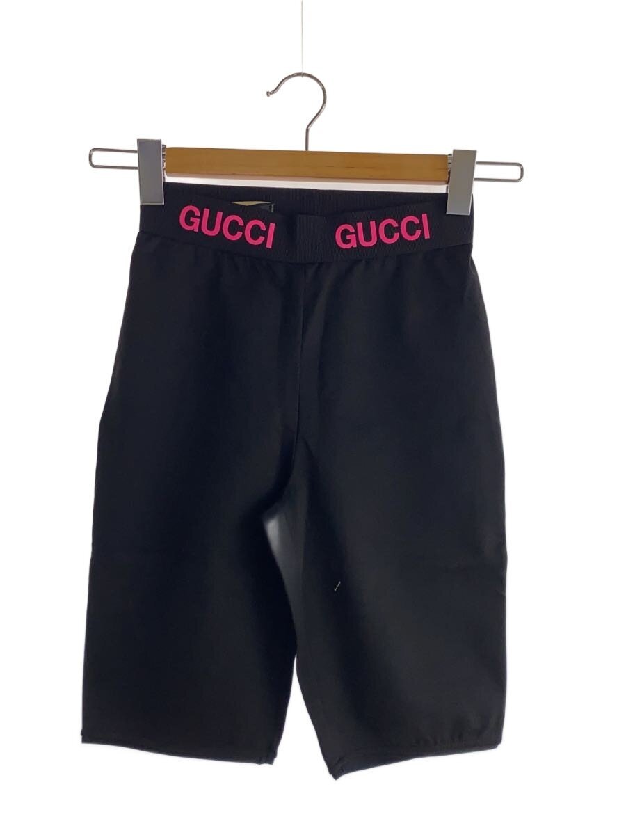 【中古】GUCCI◆遊撃手ズボン下/XXS/ポリエステル/BLK/688421 XJDS5/Biker Shorts【メンズウェア】