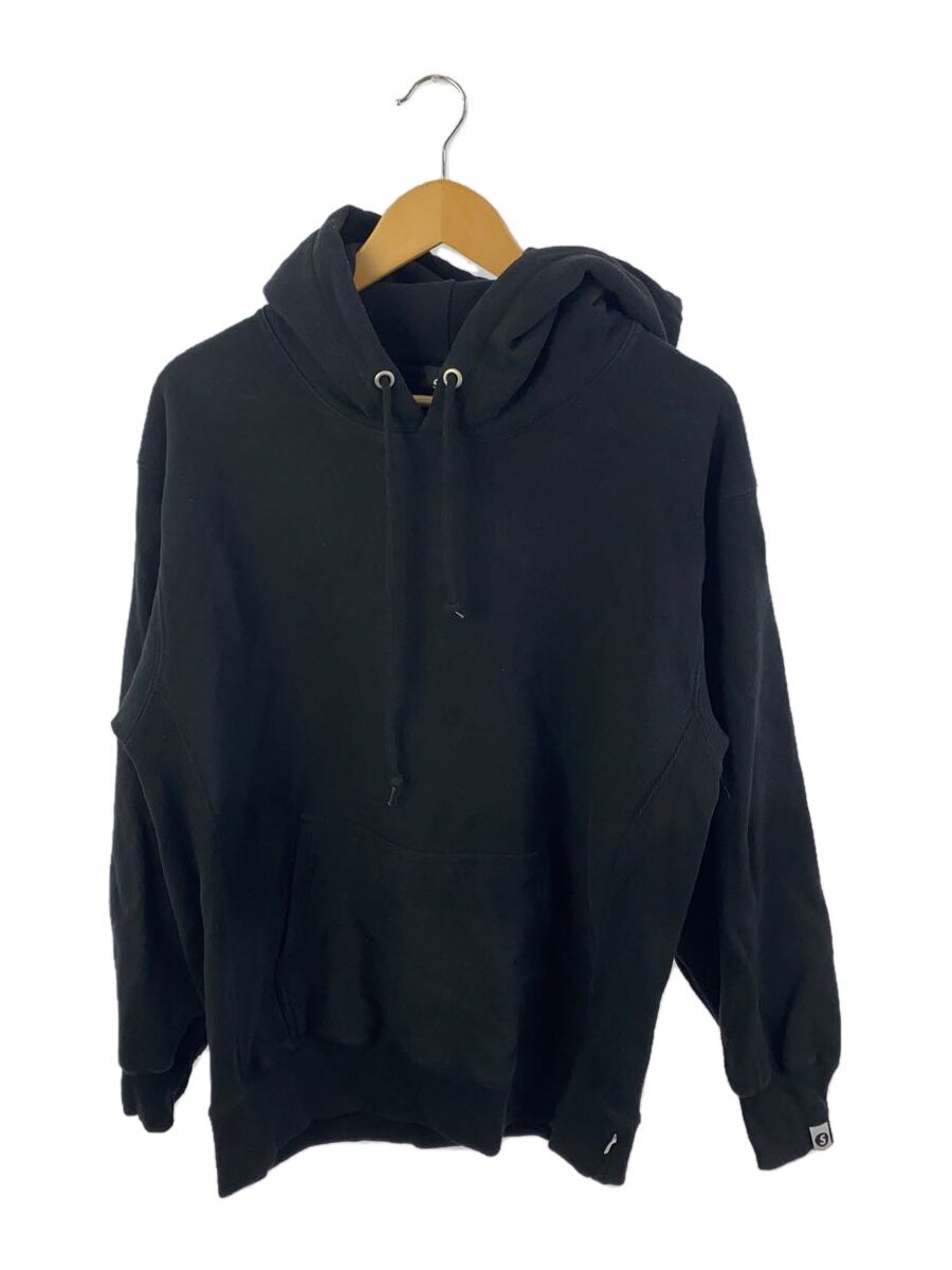 【中古】A Elegantes SAPEur◆パーカー/L/綿織物/BLK/無地【メンズウェア】