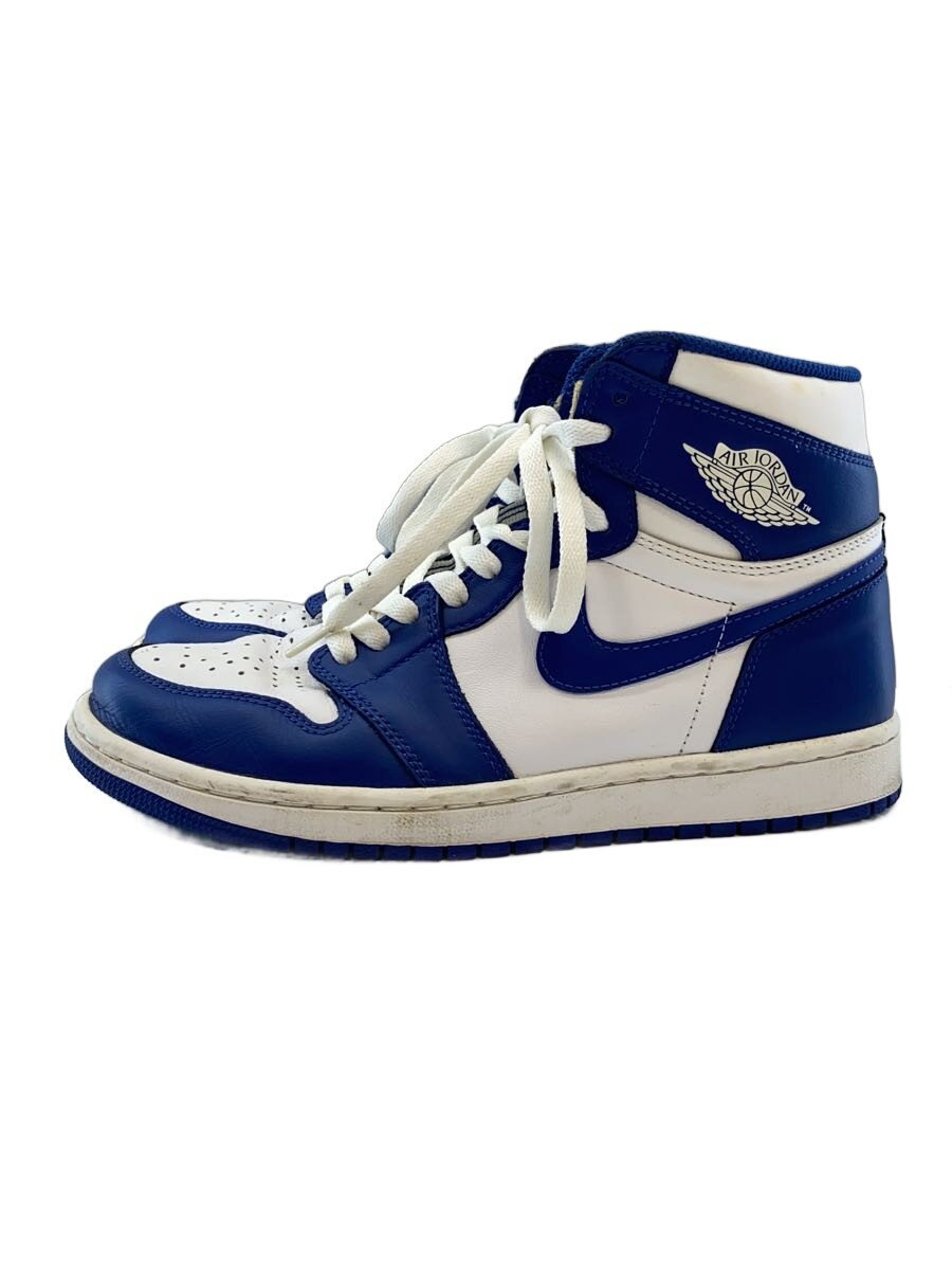 【中古】NIKE◆AIR JORDAN 1 RETRO HIGH OG/エアジョーダン1レトロハイ/白いこと/26珊/WHT【シューズ】