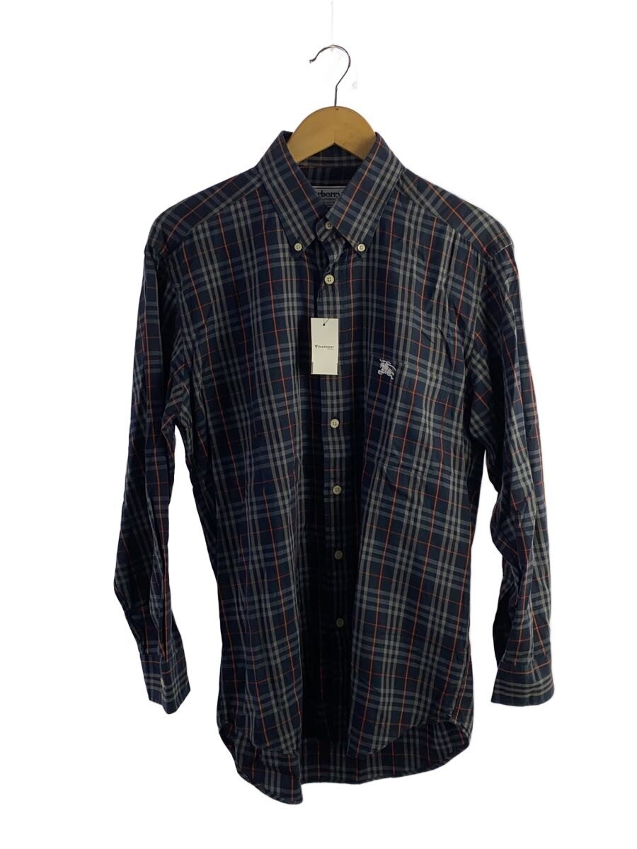 【中古】BURBERRYS◆L/ノバチェック/ボタンダウンシャツ/長袖シャツ/M/コットン/NVY/チェック//【メンズウェア】｜2ｎｄ STREET 店