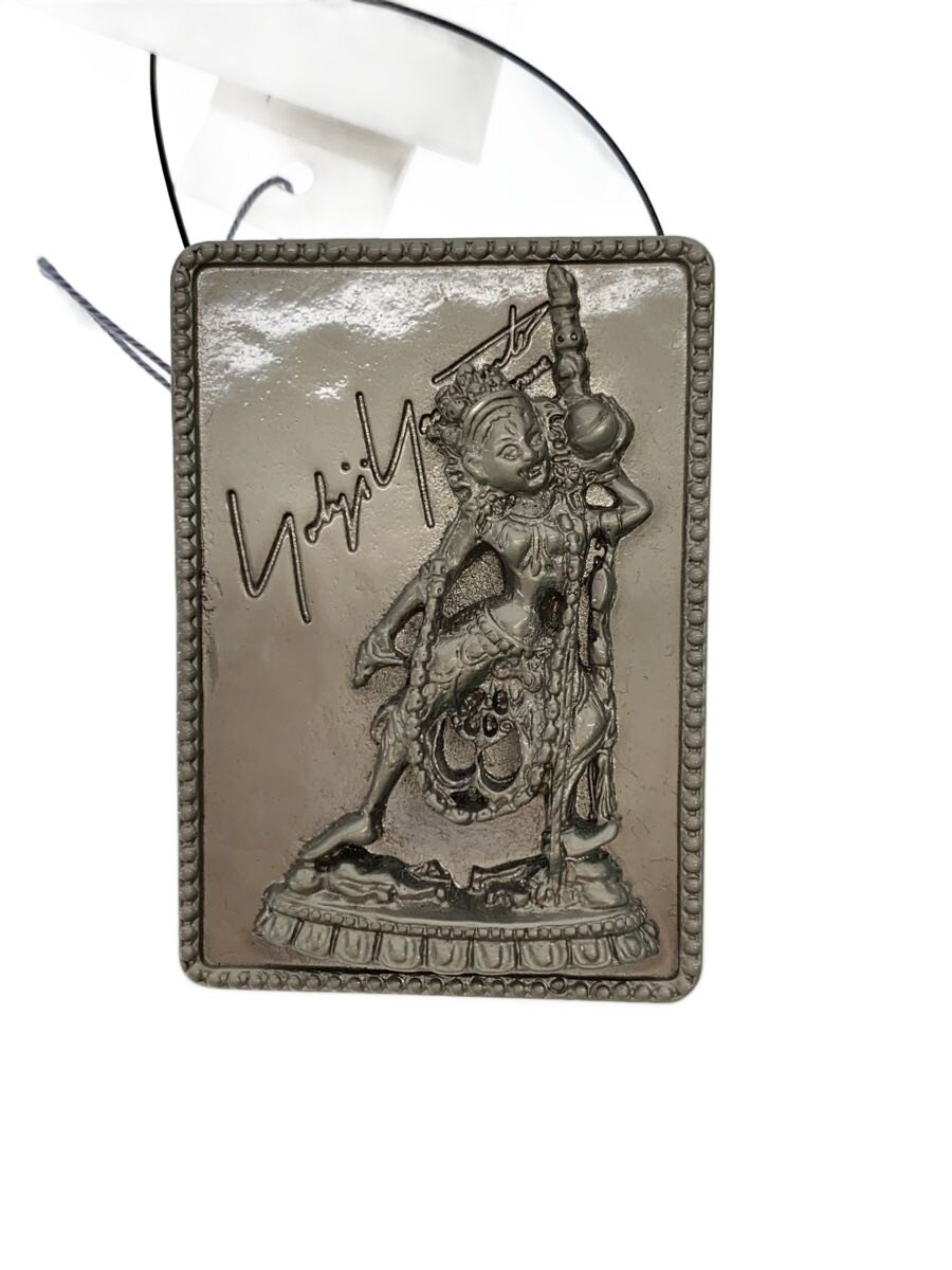 【中古】yohji yamamoto POUR HOMME◆2018SS/釈迦牟尼胸飾り/服飾雑貨/--/しろがね色/総柄/メンズ//【服飾雑貨他】