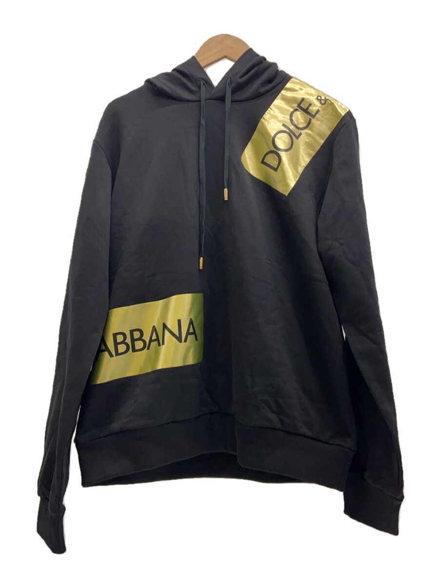 【中古】DOLCE\u0026GABBANA◆パーカー/--/綿織物/BLK/G9JQ3T/56【メンズウェア】