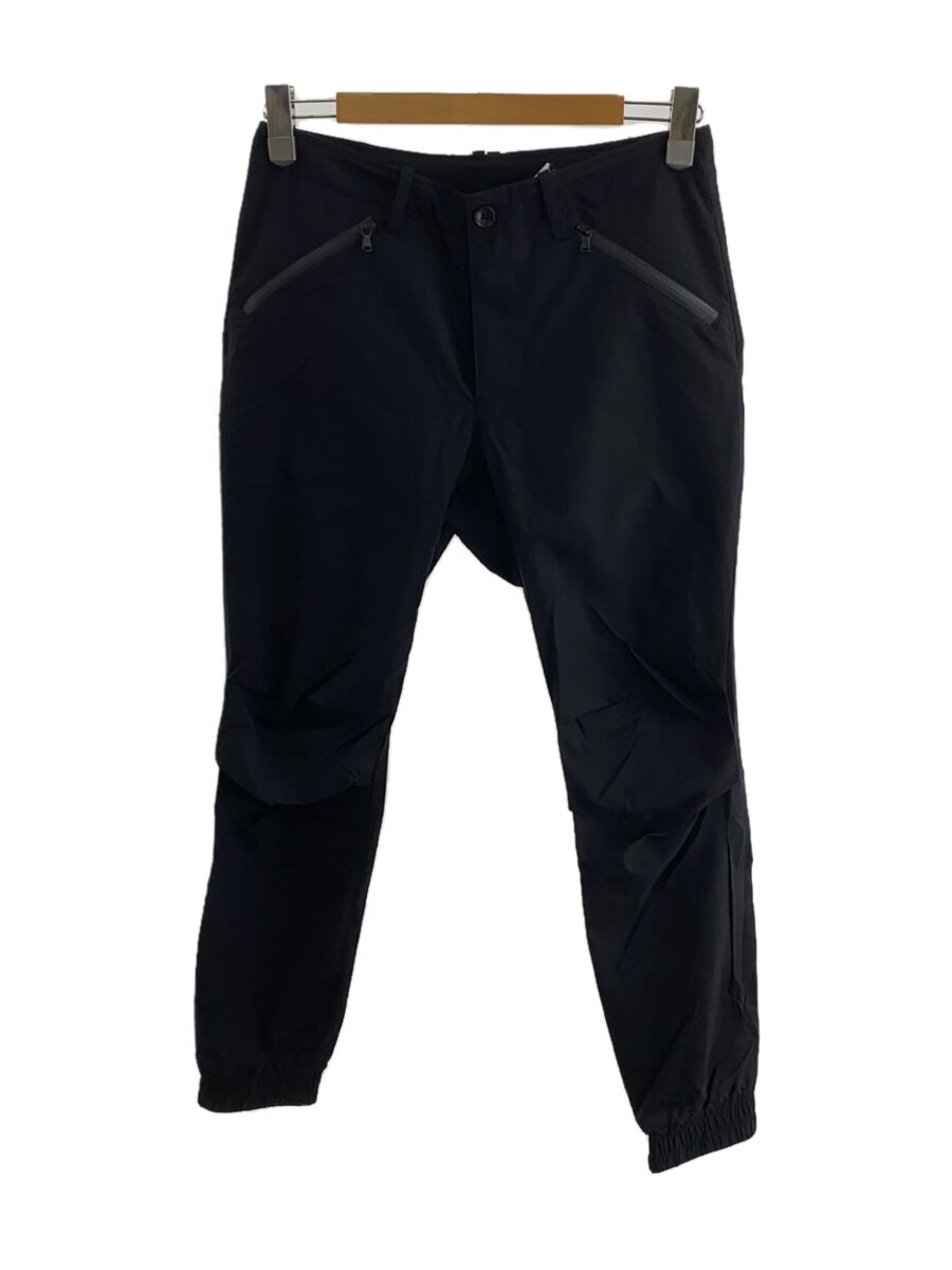 【中古】JUN HASHIMOTO◆GATHER WORK PANTS/2/ナイロン/黒いこと/1071620006【メンズウェア】