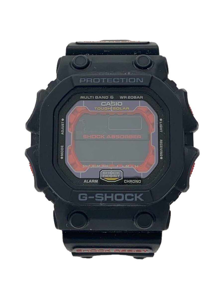 【中古】CASIO◆ソーラーウオッチ・G-SHOCK/デジタル/BLK/BLK//【服飾雑貨他】