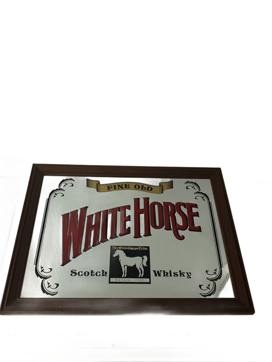 【中古】室内装飾雑貨/赤ちょうちん鏡鑑/WHITE HORSE//【室内装飾小物・日用雑貨】