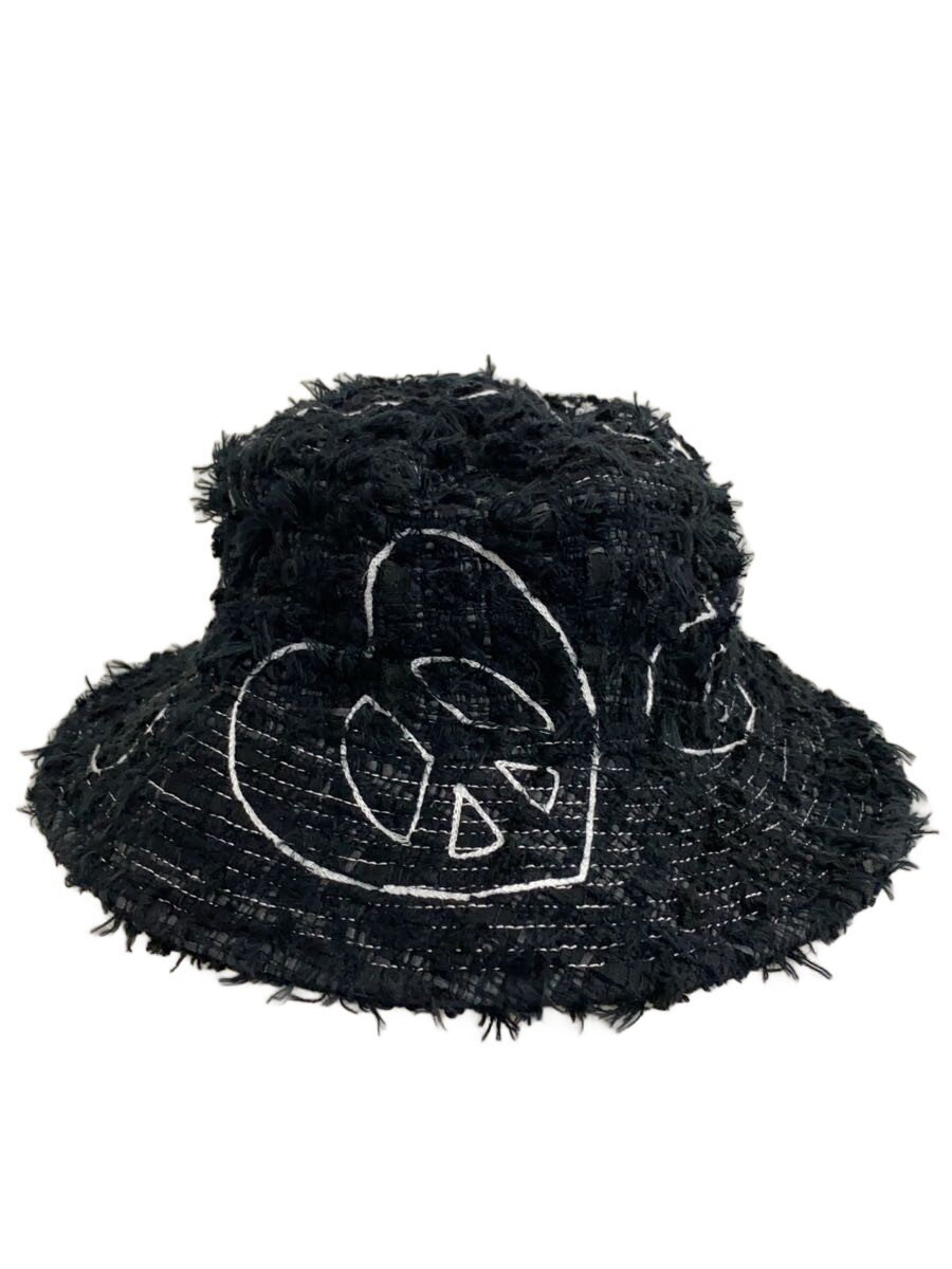 【中古】READYMADE◆TWEED BUCKET HAT井戸釣瓶かぶり笠/--/綿織物/BLK/メンズ/RE-TW-BK-00-00-292//【服飾雑貨他】