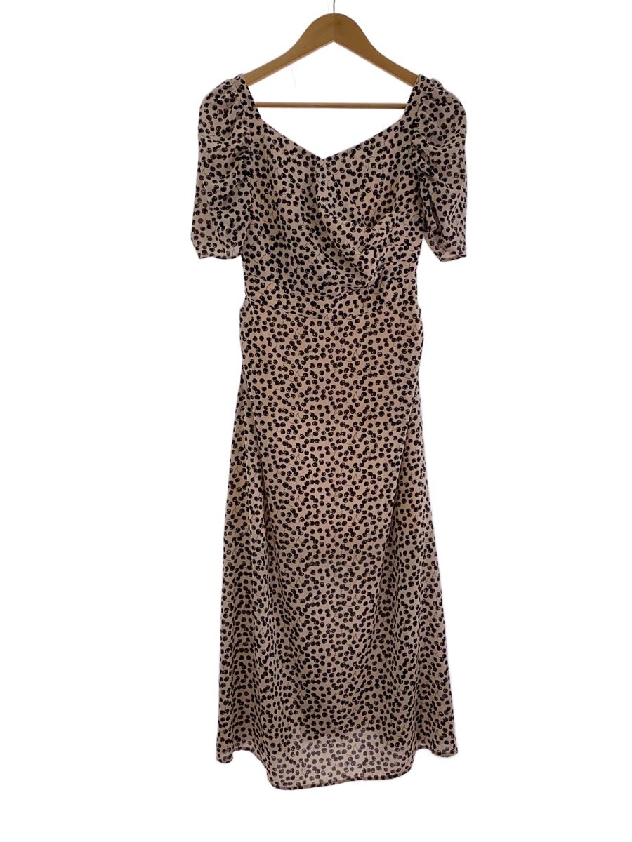 【中古】Her lip to◆Cherry Pattern Cache-Coeur One-Piece/M/BEG/総柄/HER1904014//【レディース御召しもの】