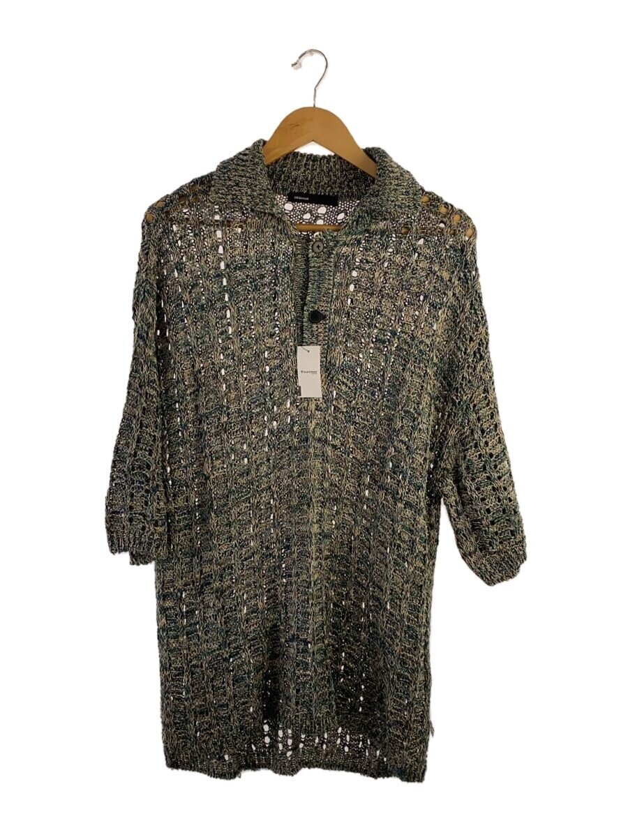 【中古】08 sircus◆スポーツシャツ/5/綿織物/GRN/S23SS-KN07//【メンズウェア】