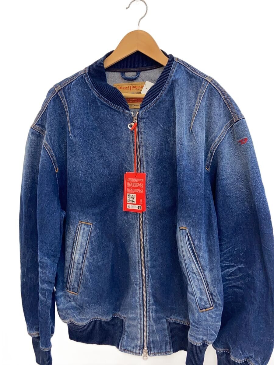 【中古】DIESEL◆Gジャン/M/綿織物/インディゴ/無地【レディース御召しもの】