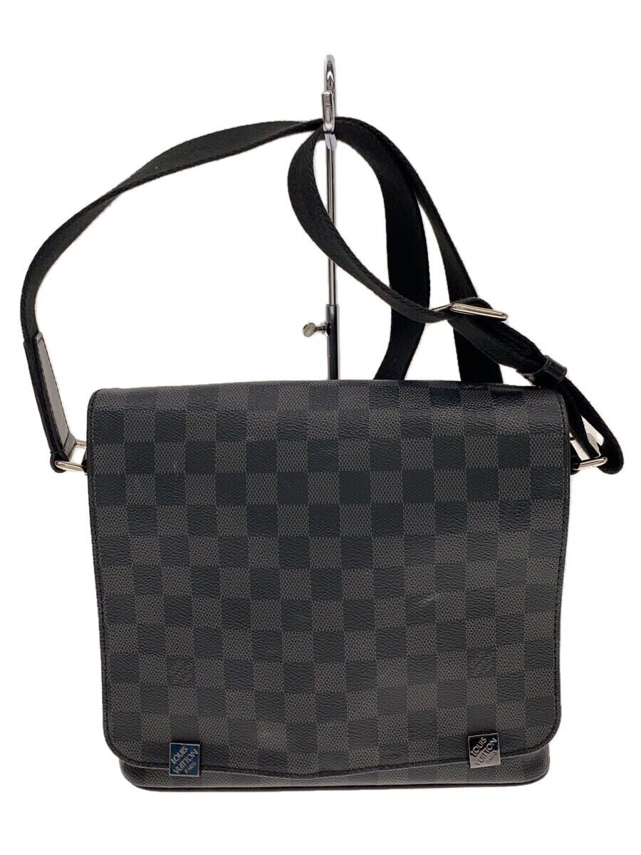 【中古】LOUIS VUITTON◆2)ディストリクトPMNM_ダミエ・グラフィット/PVC/BLK【御徒面子】