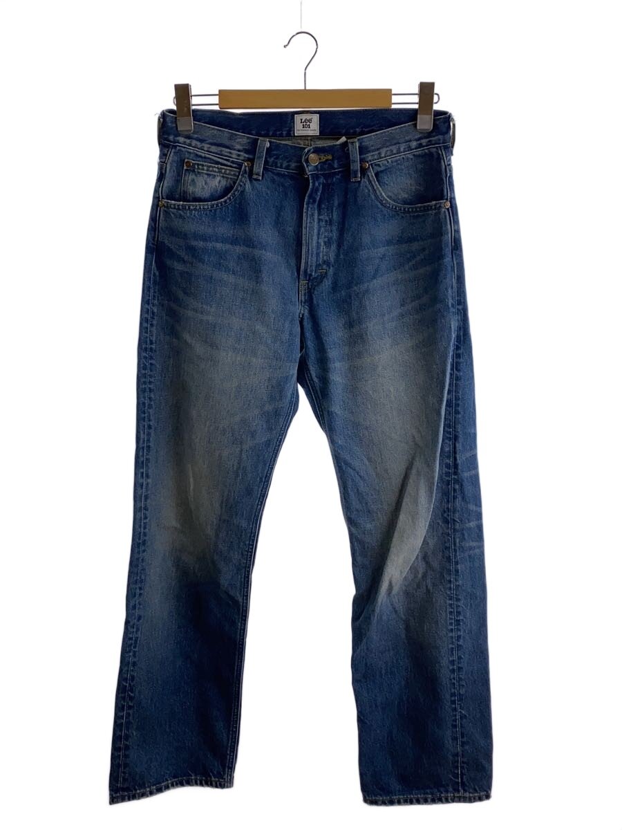 【中古】Lee◆RIDERS 101 STRAIGHT LEG/100周年ひな型/S/ジーンズ/IDG/裾不都合有//【メンズウェア】