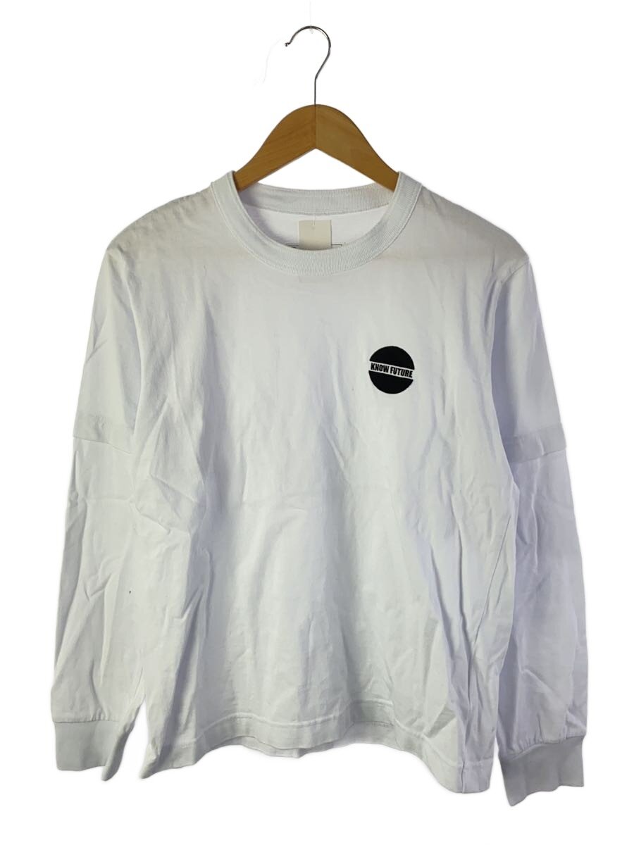 【中古】sacai◆長袖プルオーバー/1/綿織物/WHT/無地/24-0724s【メンズウェア】