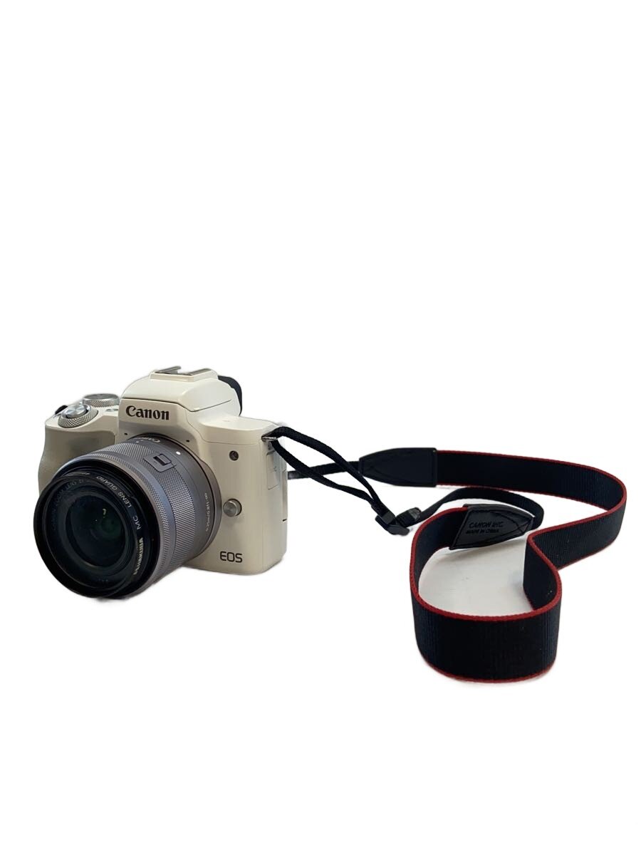 【中古】CANON◆デジタル一眼写真機 EOS Kiss M2 ダブルズームキット【写真機】