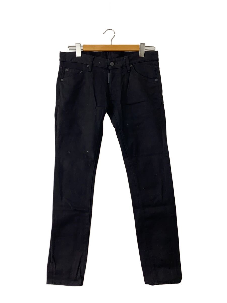 【中古】DSQUARED2◆スキニーパンツ/48/ジーンズ/BLK/無地//【メンズウェア】
