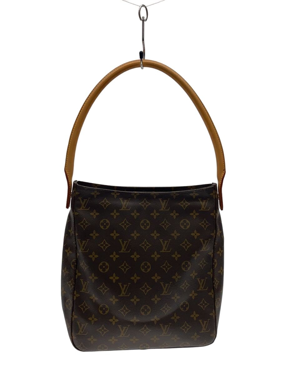 【中古】LOUIS VUITTON◆ルーピングGM_モノグラム・キャンバス/PVC/BRW【バッグ】｜2ｎｄ STREET 店