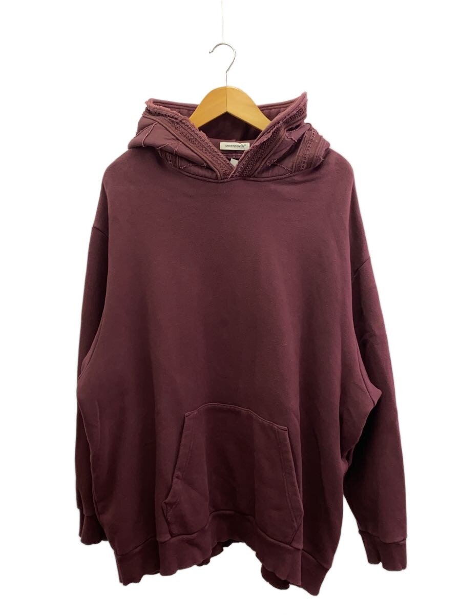 【中古】UNDERCOVER◆23AW/トライバルパーカー/4/綿織物/バルドー/無地/UP2C4808/アンダー押しかぶせる【メンズウェア】