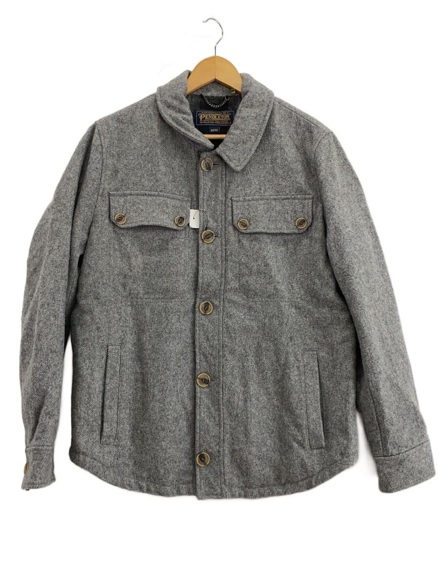 【中古】PENDLETON◆ジャケット/M/ウール/GRY【メンズウェア】｜2ｎｄ STREET 店