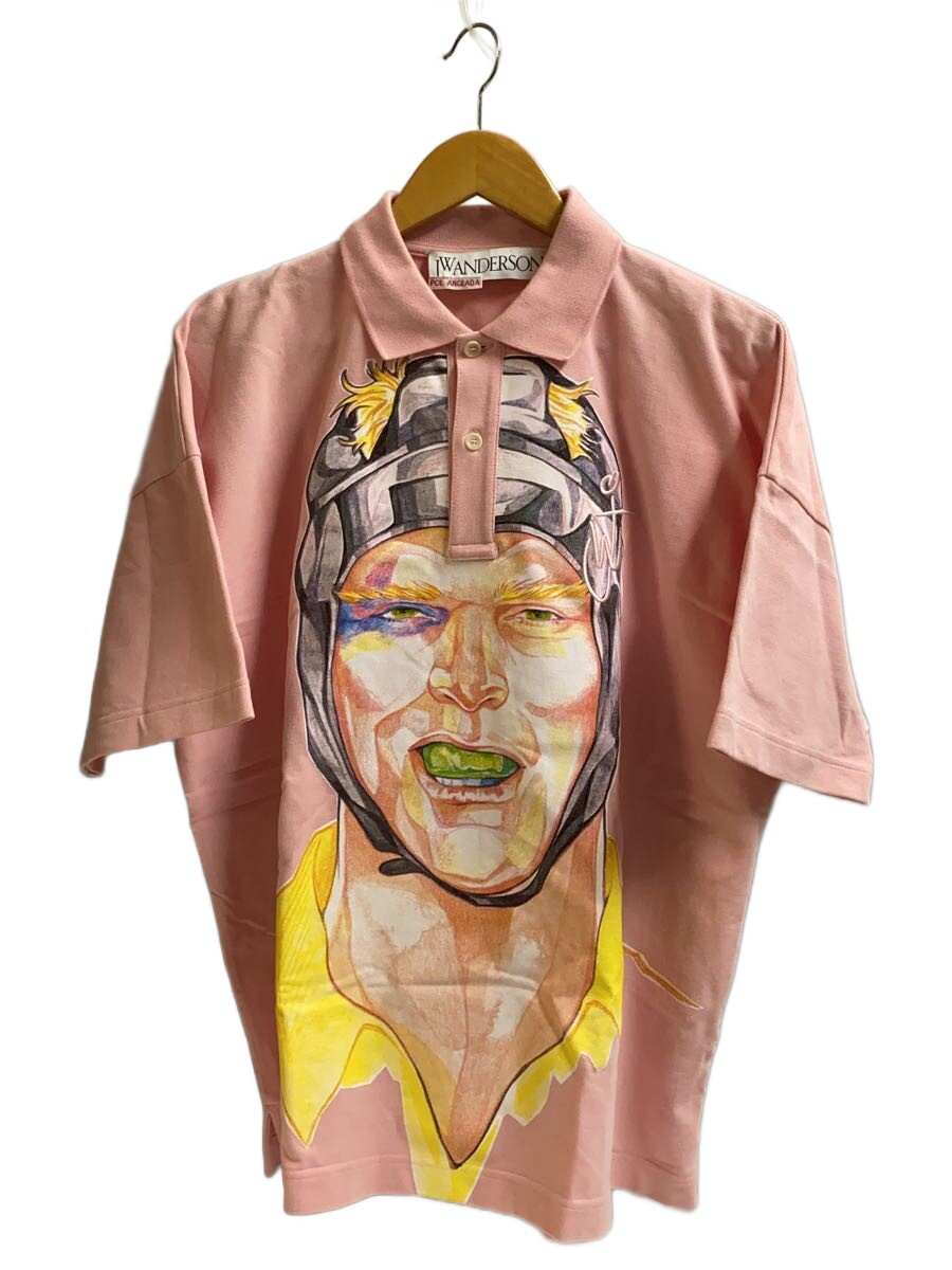 【中古】JW ANDERSON(J.W.ANDERSON)◆スポーツシャツ/S/綿織物/PNK【メンズウェア】