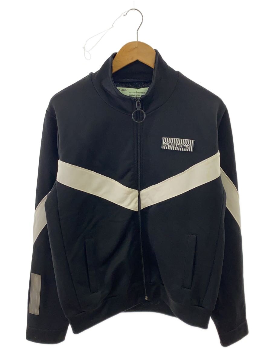 【中古】OFF-WHITE◆プルオーバー/L/ポリエステル/BLK/OMBD005S18882008/向こう正面シミ有【メンズウェア】