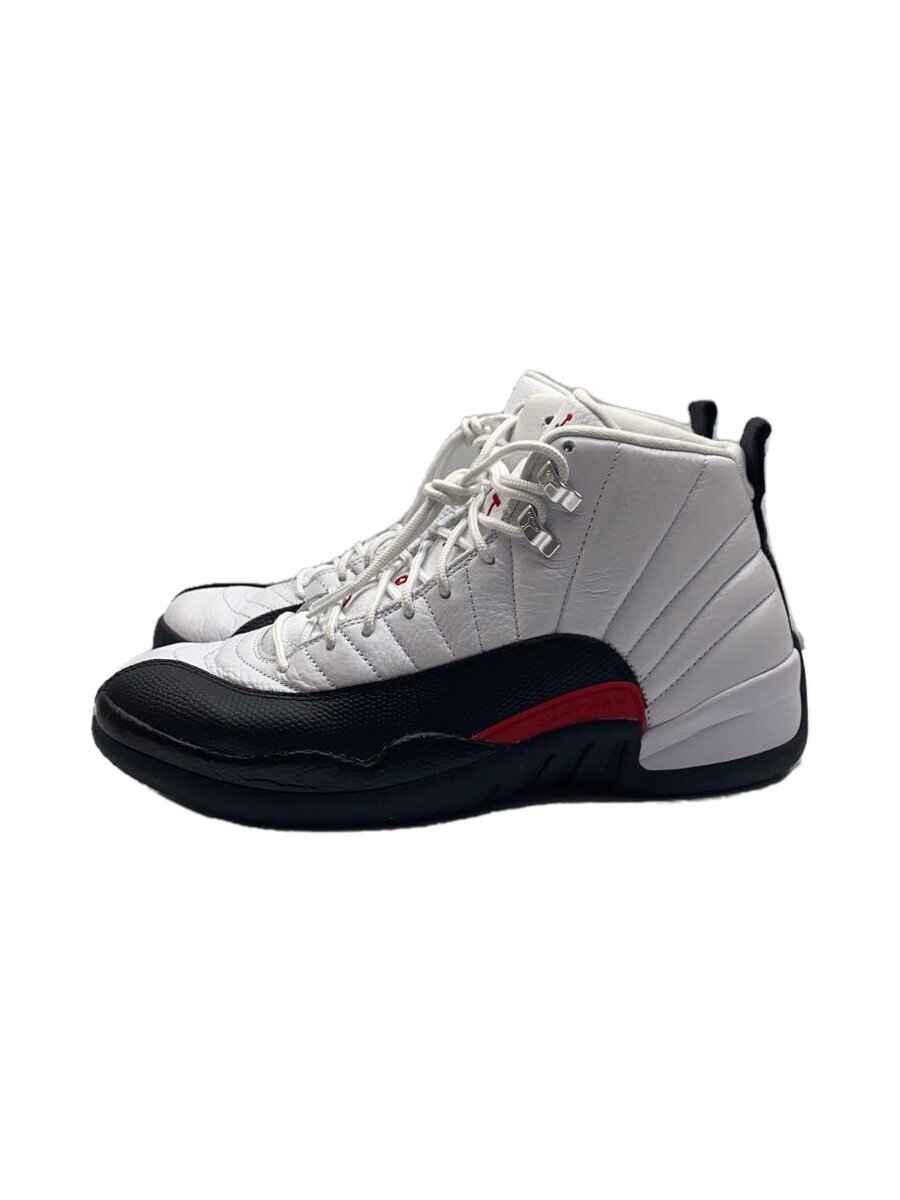 【中古】NIKE◆AIR JORDAN 12_大気圏 ジョーダン 12/28糎/WHT【シューズ】