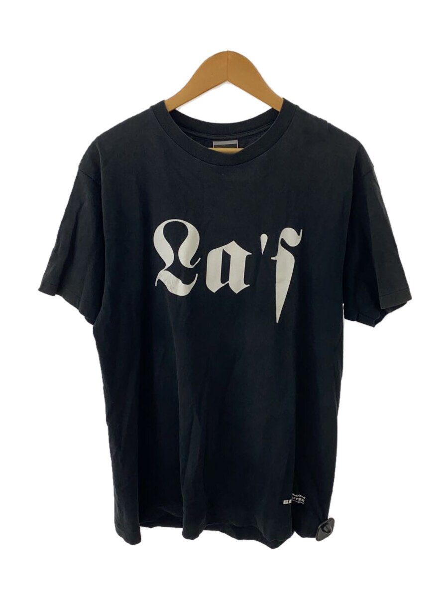 【中古】A BATHING APE◆90s/Laf/feliciTEE/プルオーバー/L/綿織物/BLK/刷り上げる【メンズウェア】