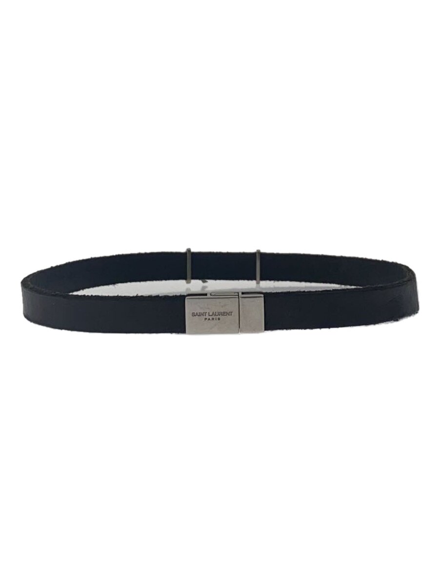 【中古】SAINT LAURENT◆ダブルさあ美/腕輪/--/BLK/レディース【服飾雑貨他】