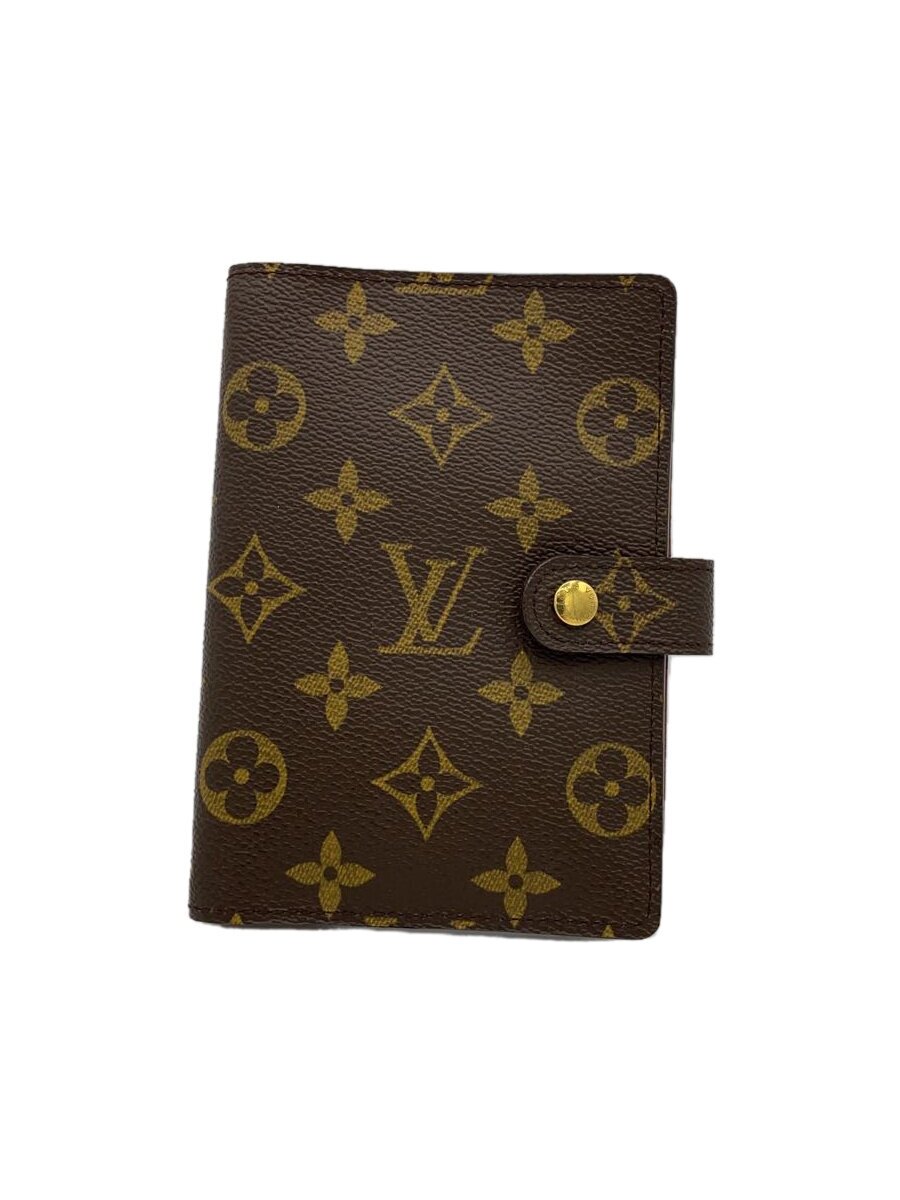 【中古】LOUIS VUITTON◆協議事項PM_モノグラム_赤銅色/--/BRW/総柄/レディース【服飾雑貨他】