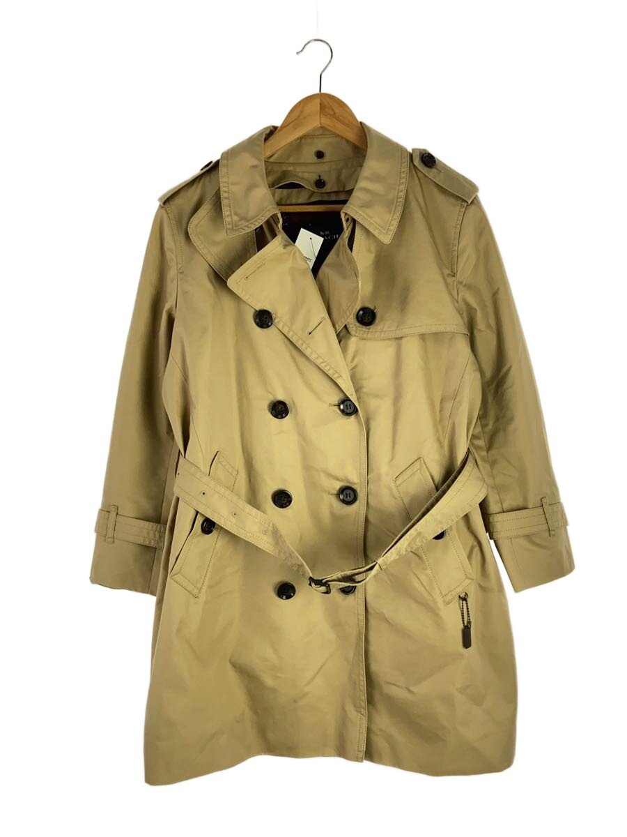 【中古】COACH◆トレンチコート/L/コットン/BEG/無地【メンズウェア】|2nd STREET 店