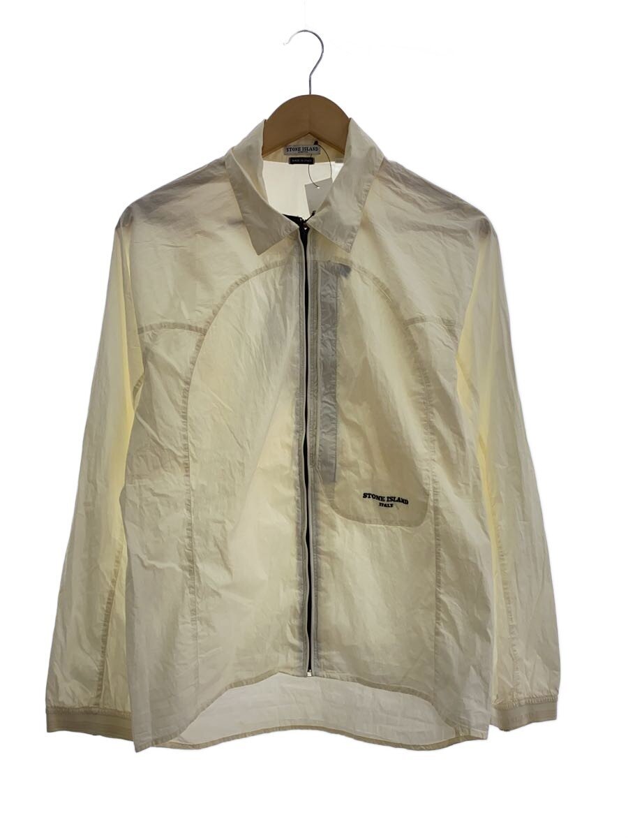 【中古】STONE ISLAND◆上衣/S/綿織物/IVO/無地/42151A04/4167//【メンズウェア】