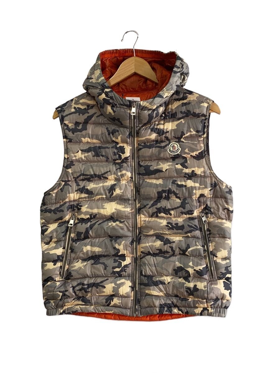 【中古】MONCLER◆落ち込むより良い/2/ナイロン/マルチ色合い/家鴨フラ/21091433620553176/汚れた状態/真っ赤色変わり//【レディース御召しもの】