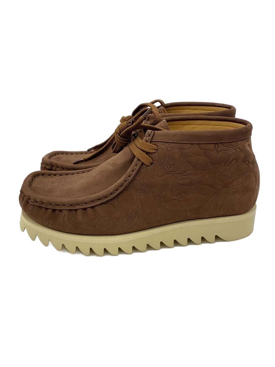 【中古】A BATHING APE◆シューズ/US9.5/BRW/0ZXSHM191028K【シューズ】