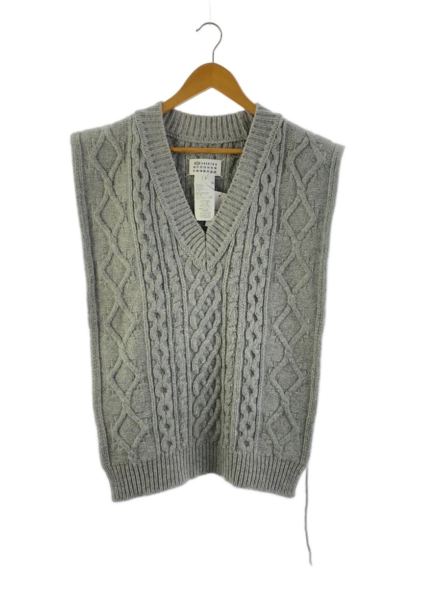 【中古】Martin Margiela◆ニットベスト(厚手)/S/ウール/GRY【レディースウェア】|2nd STREET 店