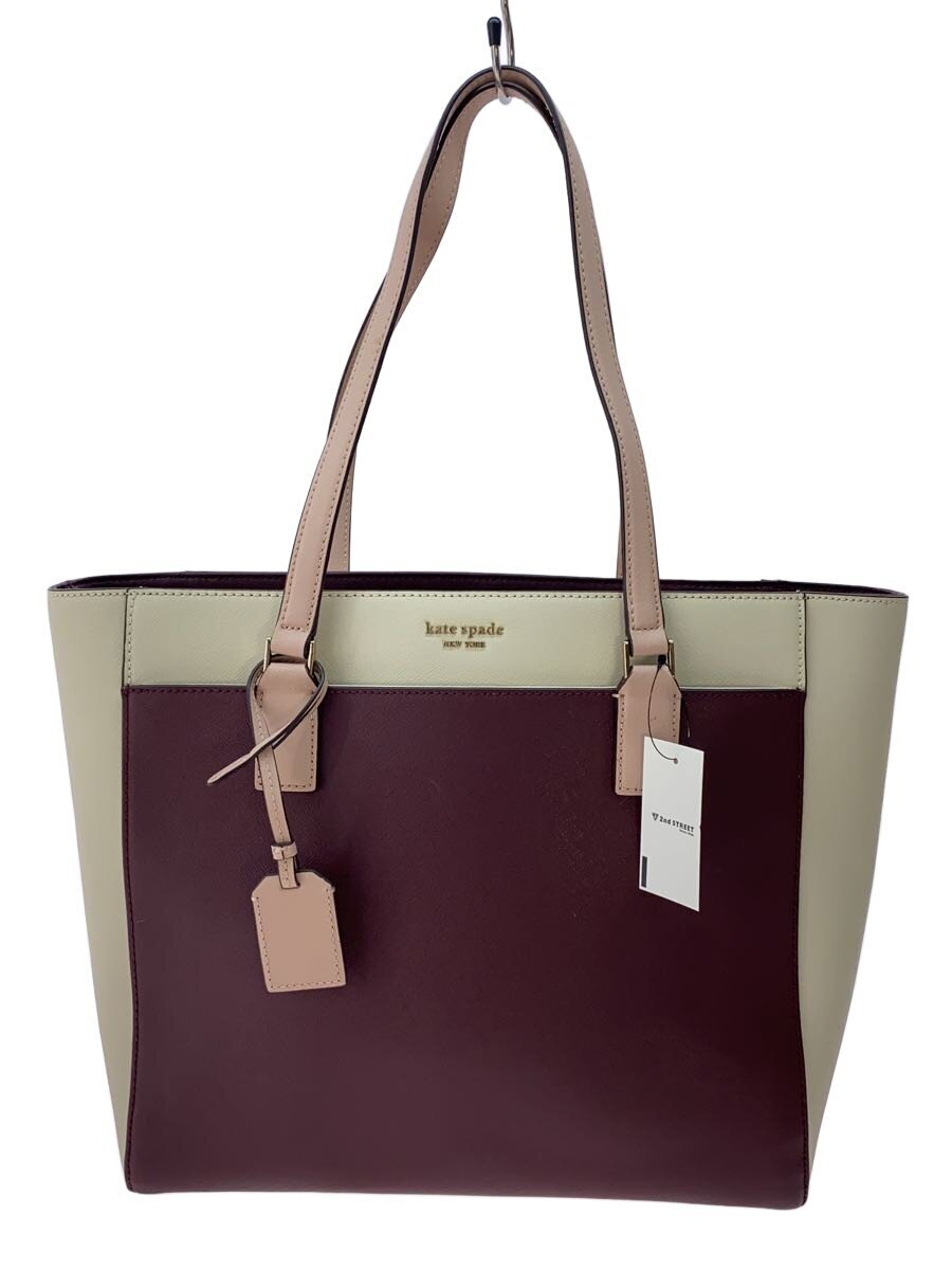 【中古】kate spade new york◆トートバッグ/--/BRD【御徒面子】