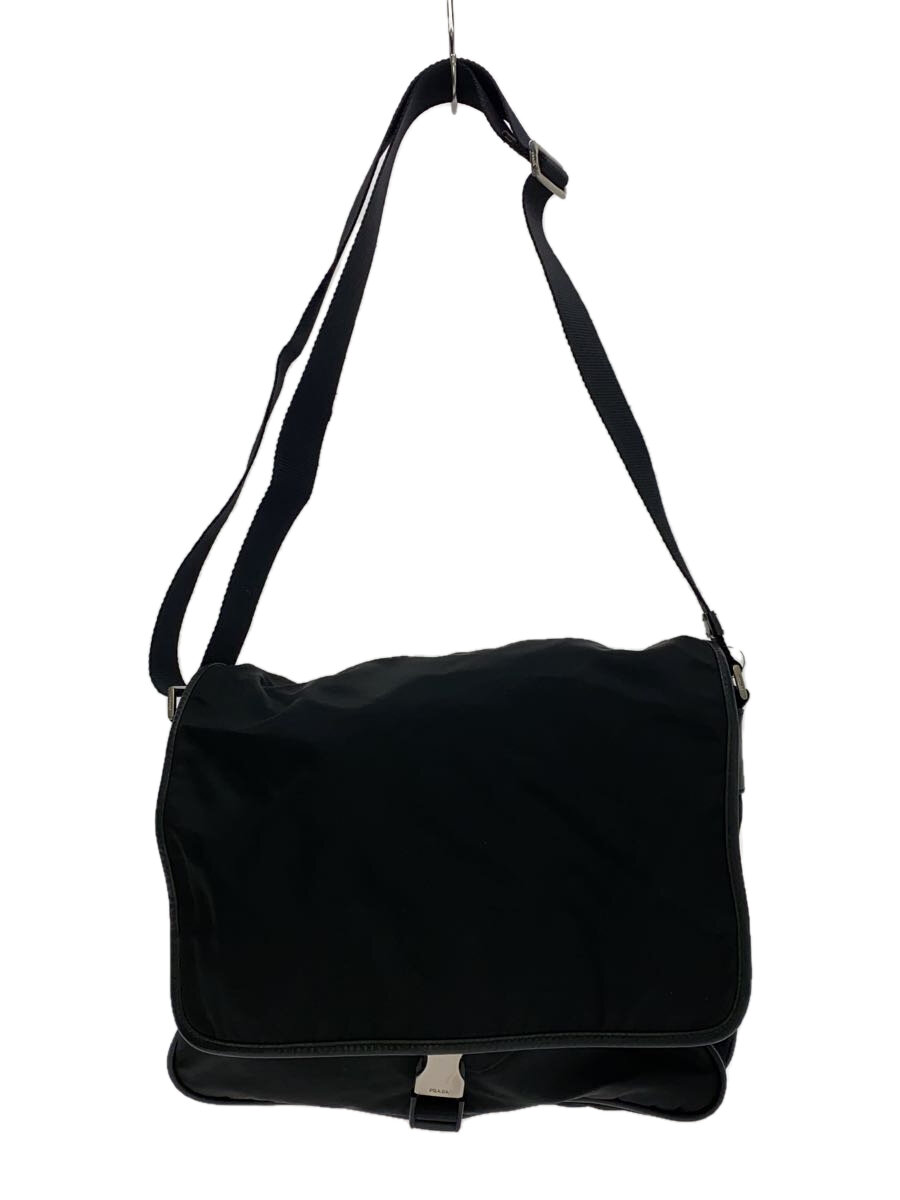 【中古】PRADA◆ショルダーバッグ/ナイロン/BLK/無地/角スレ有//【バッグ】|2nd STREET 店