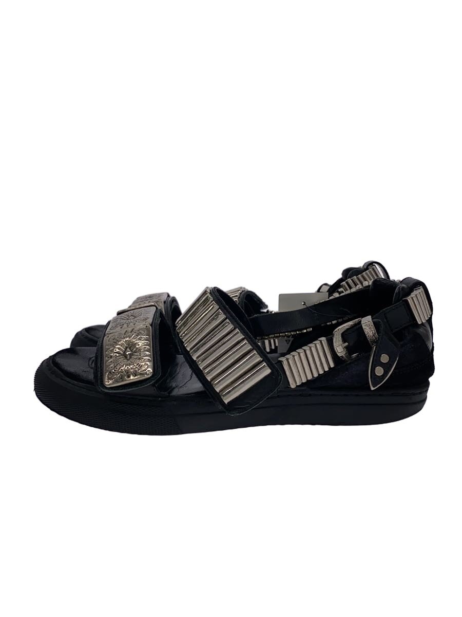 【中古】TOGA PULLA◆23SS/Metal Sneakers Sandal/サンダル/37/黒いこと【シューズ】