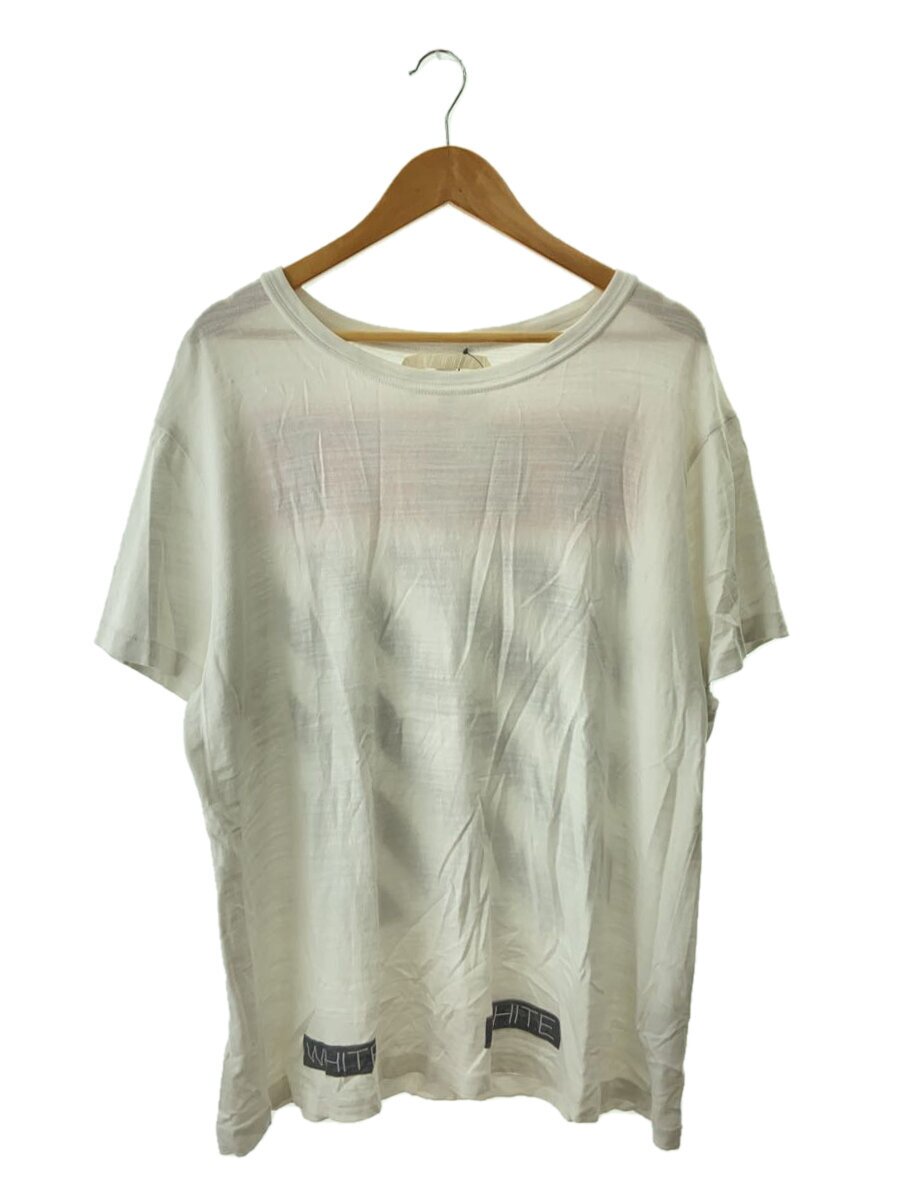 【中古】OFF-WHITE◆プルオーバー/XL/綿織物/WHT/無地【メンズウェア】