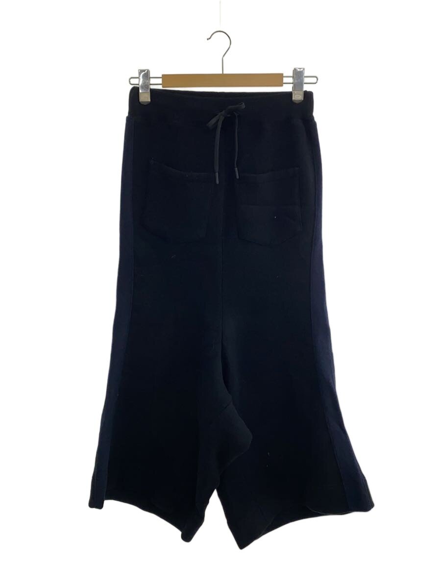 【中古】YOHJI YAMAMOTO◆Liy/C BLUSHED FRENCH TERRY R-SIDE LINE WIDE PANTS/2/24AW【レディースお召しもの】
